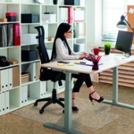 Cleartex PVC Chair Mat Carpet Clear