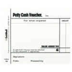 Guildhall Petty Cash Pad 100Lf Pk 5