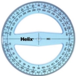 Helix Protractors 100mm 360 Pk50