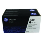 H HP 53X 2-pack High Yield Black