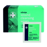 Reliance Sterile C/Wipes Pk100
