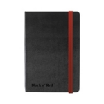 Black n Red Hard Cover Notebook A6