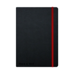 Black n Red Hard Cover Notebook A5