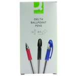 Q-Connect Delta Ball Pen Blue Pk12