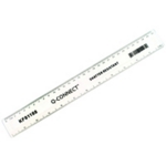 Q Connect Ruler Shatterprf 30cm Pk10