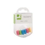 Q-Connect 20mm Assorted Magnet Pk60