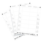 Name Badge Inserts 40x75mm 25 Sheets