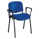 Jemini Arms for Stkg Chair Blk Pk2