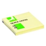Q-Connect Ylw 76x76 Quick Notes Pk12