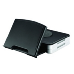 Q-Connect Mon Stand/Doc Holder Blk