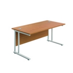 Jemini Rect Cant Desk 1800x600 N/Oak