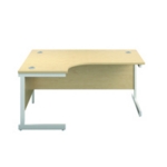 Jemini Rdl LH Cantilever Desk Maple