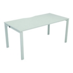 Jemini 1P Bench Desk 1600x800 White