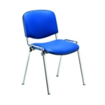 Jemini Mpps Stacking Chair Chm/Blue