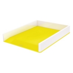 Leitz WOW Letter Tray White/Yellow