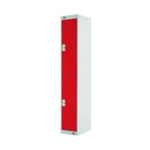 Two Compartment Locker 300 Red