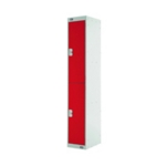Two Compartment Locker 450 Red