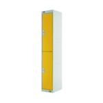Two Compartment Locker 450 Yellow