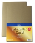 Metallic Card A4 Gold