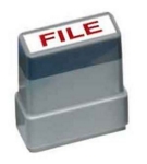 MS1 "File" Stamp Red