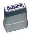 MS13 "Confirmation" Stamp Blue