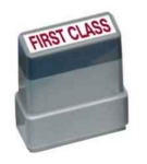 MS31 "First class" Stamp Red