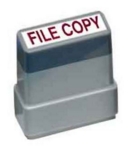 MS8 "File Copy" Stamp Red