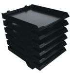 Avery Paperstack 6 Tray Black 5336