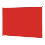 Notice Board Aluminium Frame 1800X1200mm Red