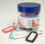 Necessities Tubs Key Tags Assorted Colours Pk20