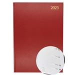 A4 Week/View Diary 2023 Red