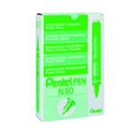 Pentel N50 Green Marker Bullet Pk12