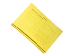 School Pupil Record Folder Yellow Pk50