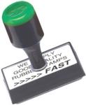 RS10 Rubber Stamp 100x25mm