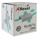 Rexel No66 Staples Metal 14mm Pk5000