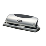F Rexel P425 4 Hole Punch Silver