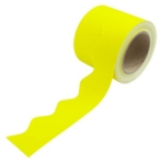 Border Rolls (Poster Paper) Scalloped Yellow 57mm x 100m