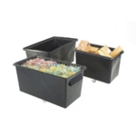 Tapered Recycling Container Blk