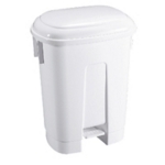60 Litre White Plastic Bin 348011