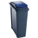 Vfm Recycling Bin 25L Blu Lid 385286