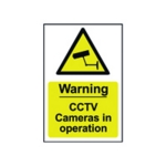 Spectrum Warning CCTV Camera Sign