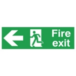 Signslab Fire Exit R/M Arw L PVC