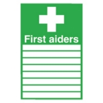 Signslab 300X200 First Aiders Pvc