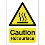 Signslab A5 Caution Hot Surface S/A