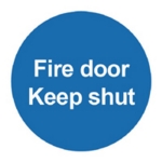 Signslab Fire Door Keep Shut PVC