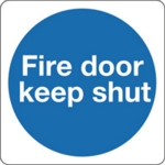 Mandatory Sign - Fire Door Keep Shut