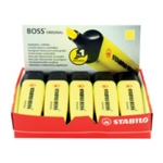 Stabilo Boss Highlighter Yellow Pk10