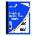 Cloakroom/Raffle Tickets 1-500 Pk12