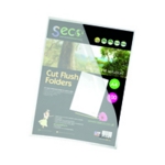 SS Eco Cut Flush Folder Pk100 Clr