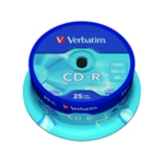 Verbatim CD-R Nonprintable Spd Pk25